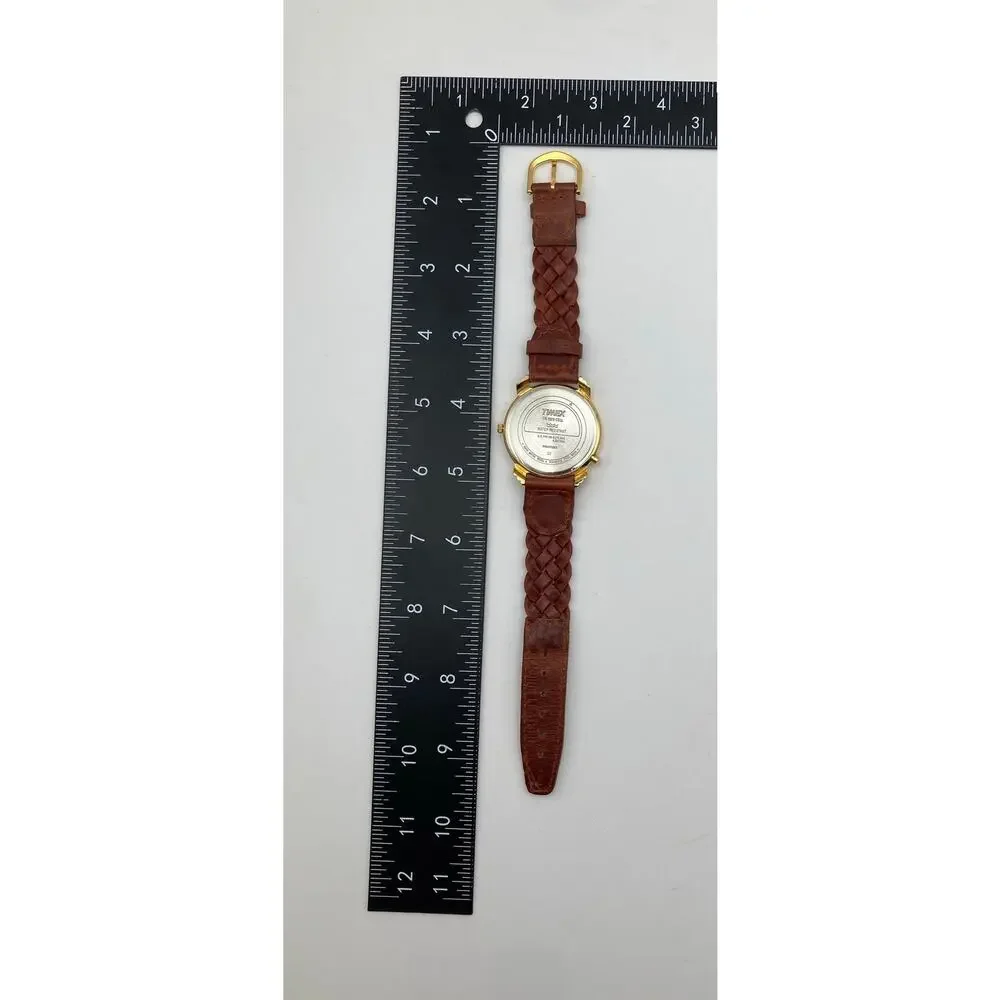 VTG Unique 90's Timex Indiglo Men's Watch 36mm - New Battery Adjustable WR